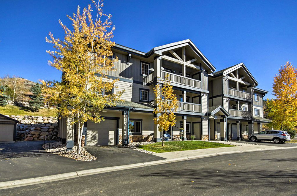 Exterior of a Steamboat Springs vacation condo near the slopes