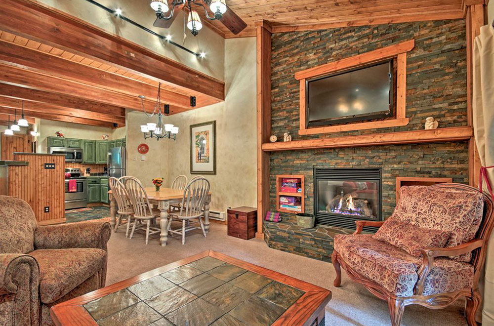 Interior of the Thunderhead condo in Steamboat Springs